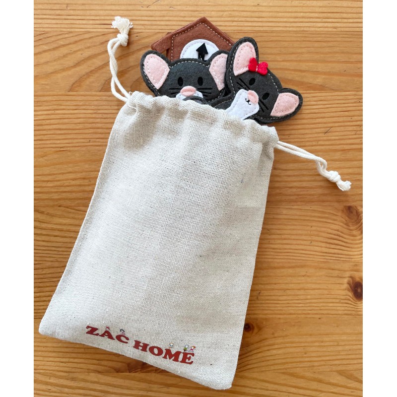 Hickory Dickory Dock Nursery Rhyme Finger Puppet