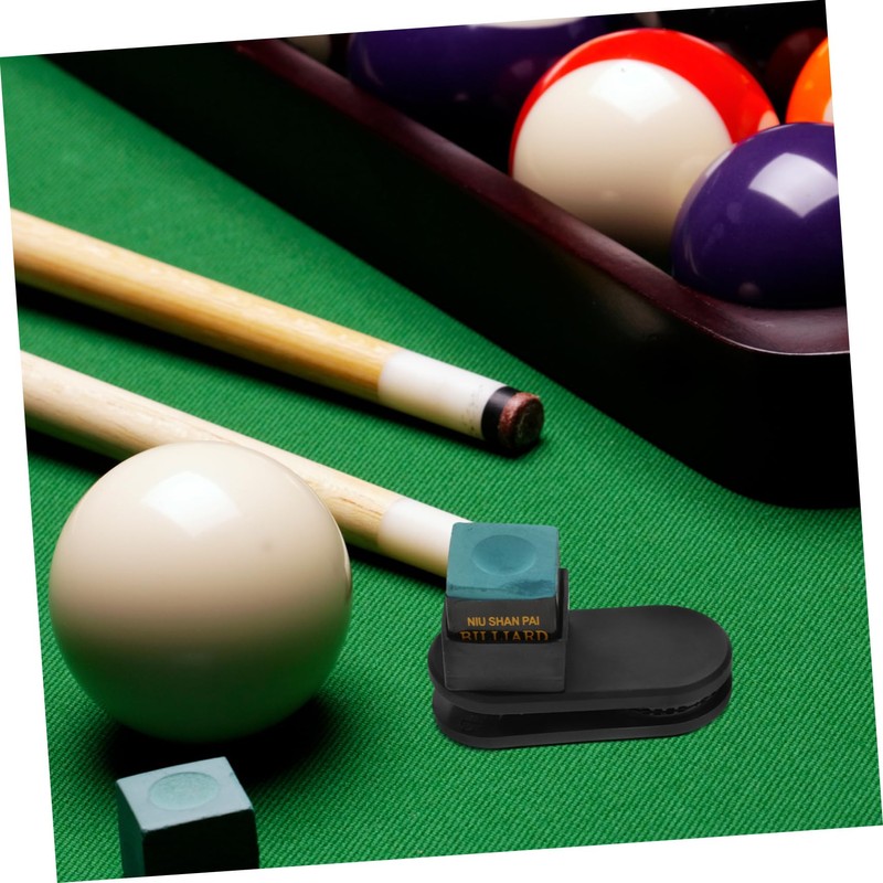 Outanaya Chalk Holder Clip Billiards Accessories Snooker Chalk Clamp Travel-Friendly