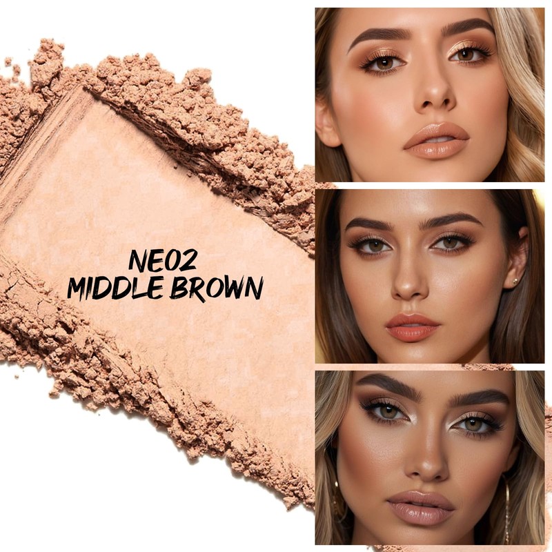 FOCALLURE Loose Setting Powder,Long Lasting Oil Control Face Powder,Lightweight Face