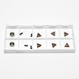 Tungsten Alloy Chamfered Angle Insert Set for Chamfering Machines, Ideal for Chamfering Deburring on Steel and Other Metals (Chamfered Cutter Kit)