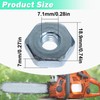 ADEFOL Sprocket Cover with Nut for Stihl MS162 MS172 MS182