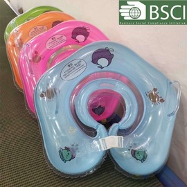 Newborn & Infant Inflatable Neck Ring Swim Tube 더lf59 Green Dolphin Ring + Thick (3 Types) 3ea