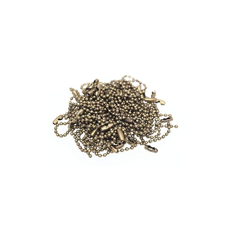 Ball Chain with Connector 12cm (Antique 50PCS)