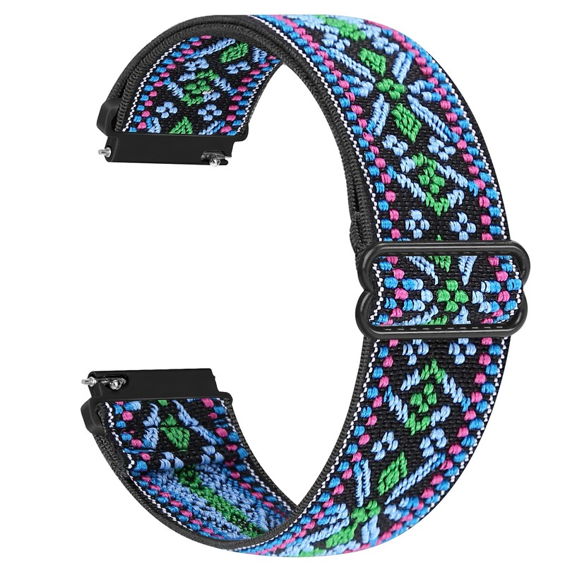 【TumpCez】Elastic Nylon Watch Band Strap 16mm, 18mm, 19mm, 20mm, 22mm,