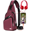 Waterproof Sling Bag Crossbody Backpack for Men Women Sling Backpack
