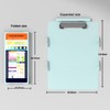 Nursing Clipboard - Foldable Aluminum 3 Layers Edition with Cheat