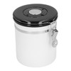 Sealing Container with Spoon Stainless Steel Coffee Beans Canister with