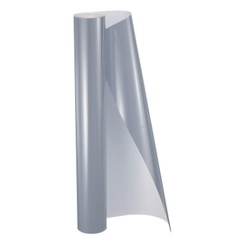 sourcing map HTV Heat Transfer Vinyl 11.8" x 5ft Roll PVC Gray Iron on Vinyl for All Cutter Machine, Easy to Cut & Weed