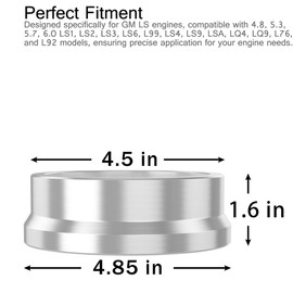 LS Rear Main Seal Alignment Tool for GM Gen III & IV Engines 4.8 5.3 5.7 6.0 6.2 7.0 LS1 LS2 LS3 LS6 L99 LS4 LS9 LSA LQ4 LQ9 L76 L92