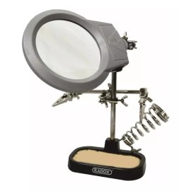 Radox Soporte Para Cautin Con Lupa Y Luz Incluye Esponja