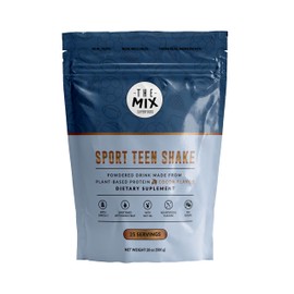 Proteína para adolescentes deportistas | The Mix Sport Teen Shake 500 g | Proteína vegetal, Sabor Cacao | 25 porciones | Omega-3, MCT, vitaminas y min