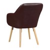 Convenience Concepts Take a Seat Charlotte Accent Chair, Espresso Faux