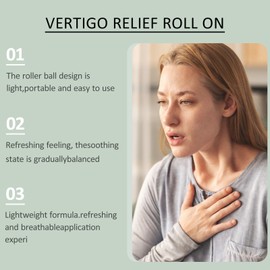 Asheyya 4 Pcs Vertigo Relief Roll On, Dizziness Ease Roller for Daily Care