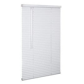 LOTUS & WINDOWARE Cordless 1" Aluminum Mini Blind 31" Wide x 60" Long, White (AMX3160WH)