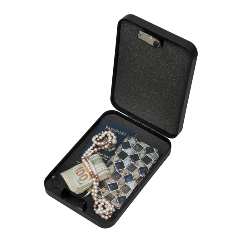 FireKing Mini Safe with Combination Lock, Lock Box for Home,