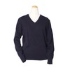 Wool blend sweater made in Japan unisex school students (L,