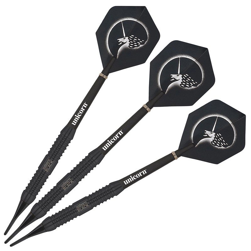 Unicorn Core Plus Soft Dart, Brass, schwarz, 19g
