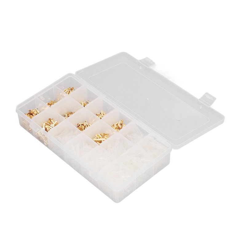 1000Pcs Male Female Blade Terminal Set Flame Retardant PVC Insulated