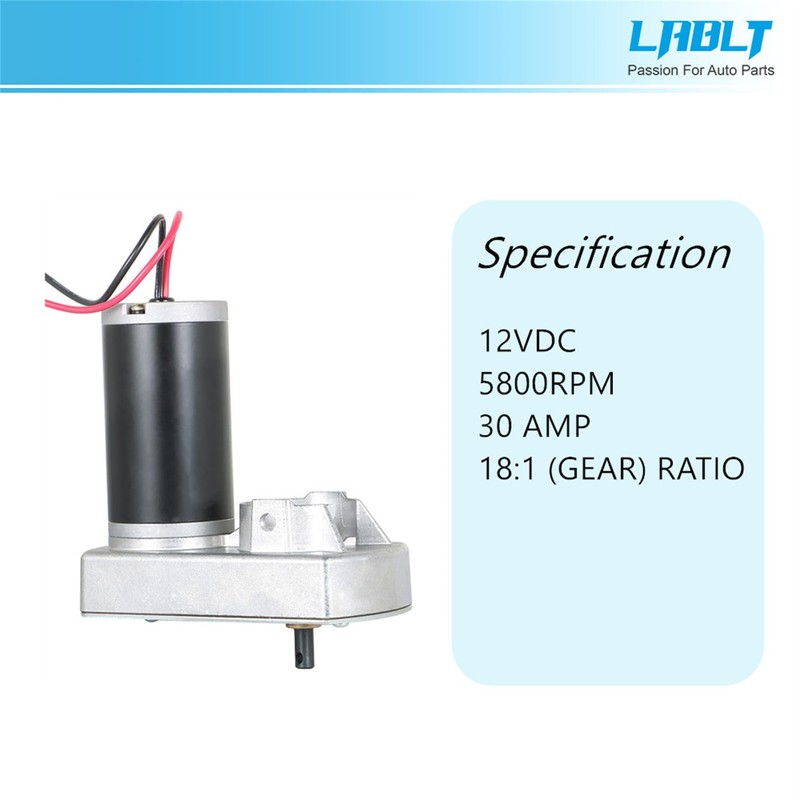 LABLT RV Slide Out Motor Replacement for RP-785615 18:1 Ratio