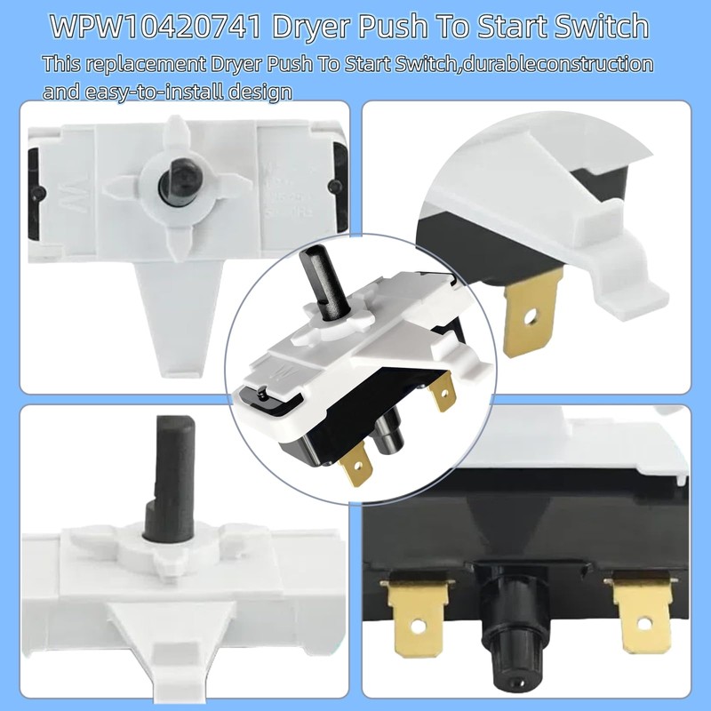 WP3977456 Start Switch 3977456 for Whirlpool 3977456 898073 for Whirlpool