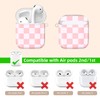 Compatiable with Airpod 1&2 Case,Hard Protective Shell with Keychain, Stylish