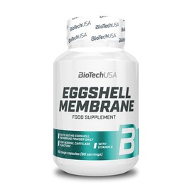 BioTechUSA Eggshell Membrane Capsules - Mega Capsules with Vitamin C to Support Cartilage, 60 Mega Capsules