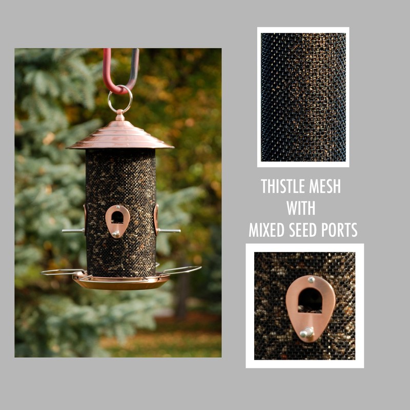 Woodlink WLCBN Copper Finish Nyjer Feeder