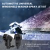 Belleone 2PCS Front Windshield Washer Nozzle Fit for 2008-2012 Jeep
