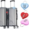 Pink Combination Lock, 2025 Upgraded Heart Shape 3 Digital Password