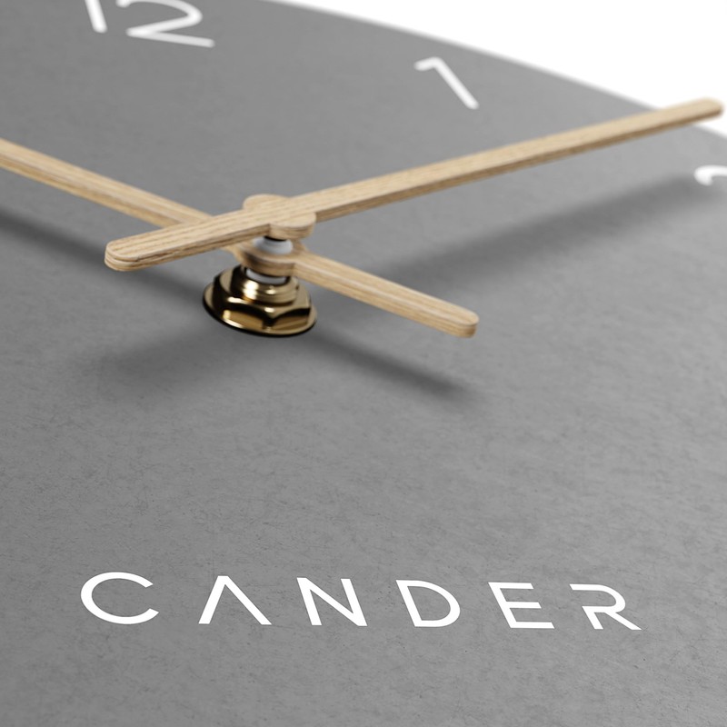 Cander Berlin MNU 2625 C Wall Clock Silent 25 cm