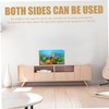 Sosoport Realistic Aquarium Fish Tank Background Decal River Bed Landscape