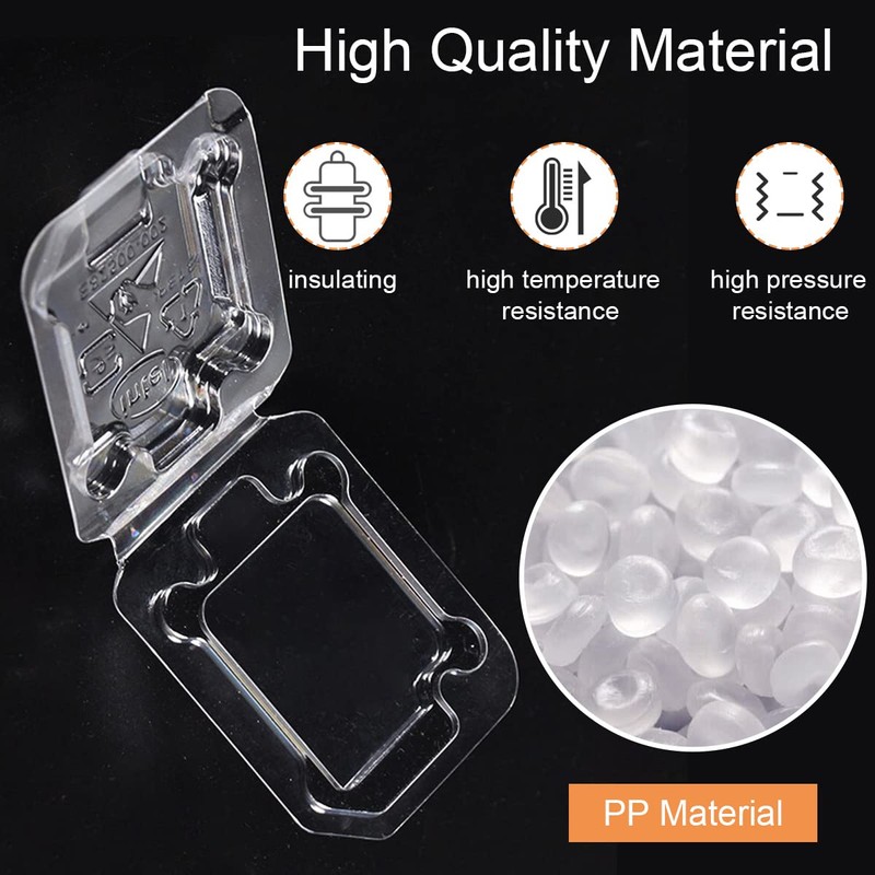 Xiatiaosann CPU Case Tray for Intel, Clamshell Plastic Protective Box