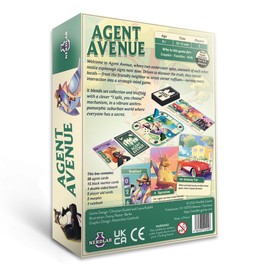 Agent Avenue (English Version) - Strategy Card Game, 2-4 Players, 10-15 Min, 8+ Years