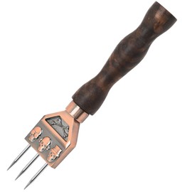 Ice Pick 3 Blade Stainless Steel Rust Proof Ice Cracker (Copper, Skull)