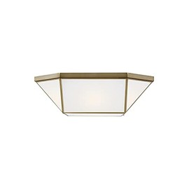 Generation Lighting 7679454-848 Morrison - 4 Light Flush Mount, Finish Color: Satin Brass,