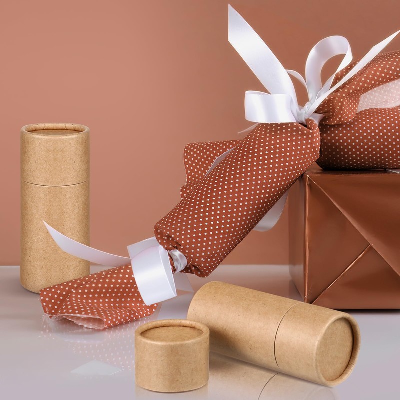 Beavorty Empty Kraft Paper Boxes for Essential Oils, 10 Pieces