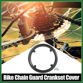 Motoforti 42 Teeth 9.7-10.7cm Bicycle Crankset Chain Wheel Cover Black Hollow Long-lasting