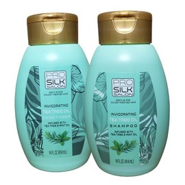 Pro Silk Shampoo and Conditioner infused with Tea Tree & Mint Oil, 14 OZ.