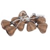10Pcs Rattan Lamps String Lights LED Rattan Balls Fairy Lights