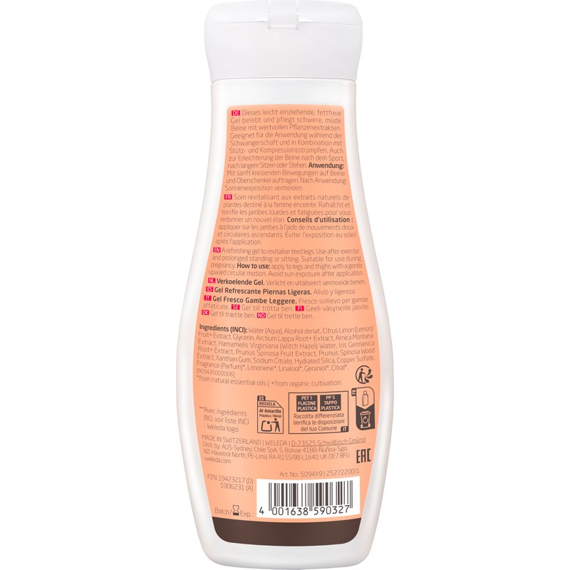 WELEDA Bio Mama Light Legs Fresh Gel - Natural Natural