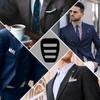 SMLBJUTE Pocket Squares for Men Black Pocket Squares Holder for
