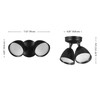 Globe Electric 17000186 20W Twin Head Black 1600 Lumens Wall