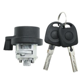 Hoypeyfiy 8E0905855A Ignition Barrel and Key, Replacement for Skoda Octavia II 2004-2013, Replaces 107905855C 6L0905855D