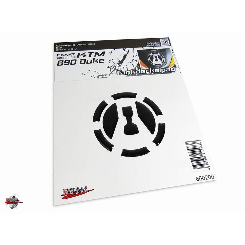 BIKE-label Tank Pad Fuel Cap Sticker Suitable for KTM 690