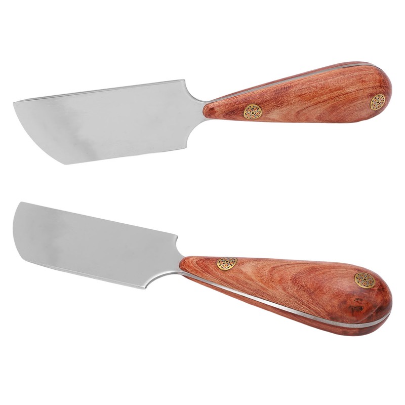 Leather Knife High Speed Steel Wooden Handle Easy Control Widely