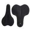 Bike Seat Thicken High Elastic Sponge Comfortable Waterproof Black Bicycle