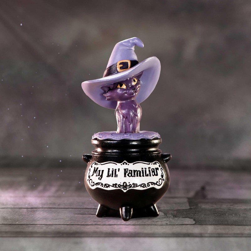 Nemesis Now My Lil Familliar Shadow 10.5cm Cat Witch Figurine