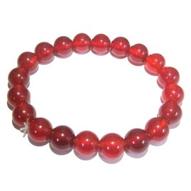 Karneol Runde Perlen Edelstein Power Armband Energie Heilung Karriere Mode Accessoire Männer Frauen Geschenk Liebe Frieden