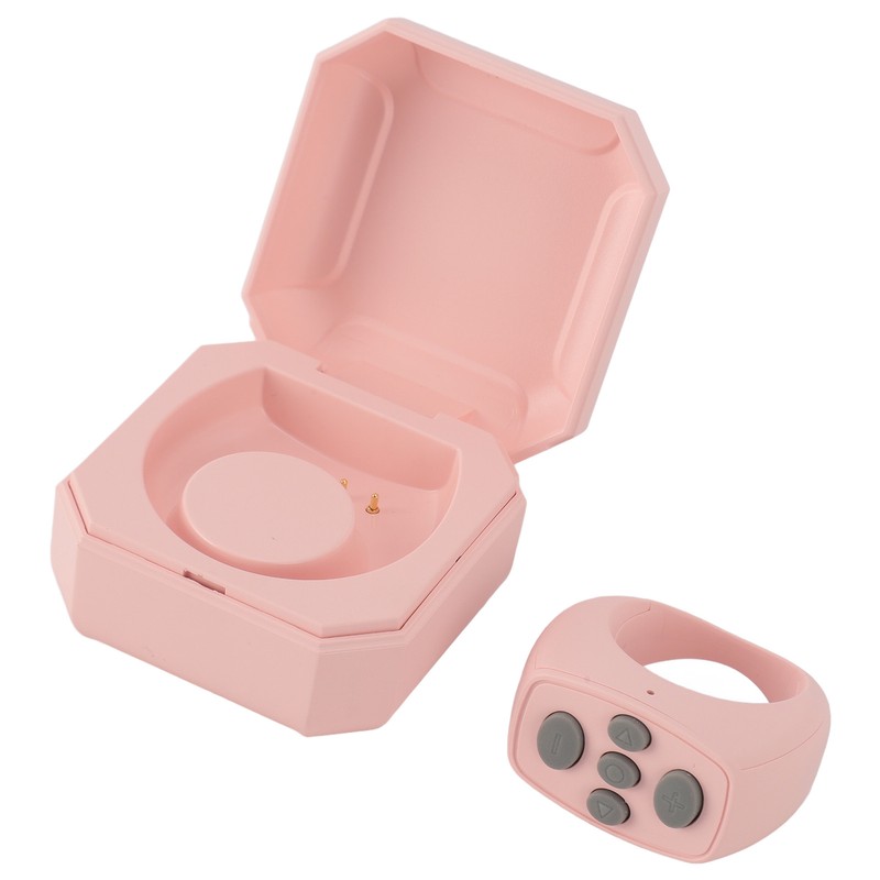 Bluetooth Remote Control Ring 10M with 200mAh Charging Compartment Remote