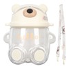 700ml Bear Water Bottle for Girls Kids with Straw Adjustable